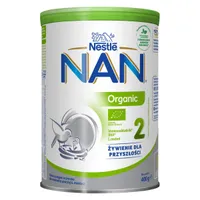 Nestle Nan Organic 2, mleko następne dla niemowląt po 6 miesiącu, 400 g