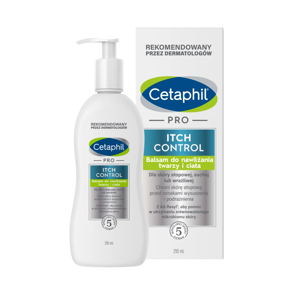 Cetaphil Pro Itch Control, balsam do twarzy I ciała, 295 ml