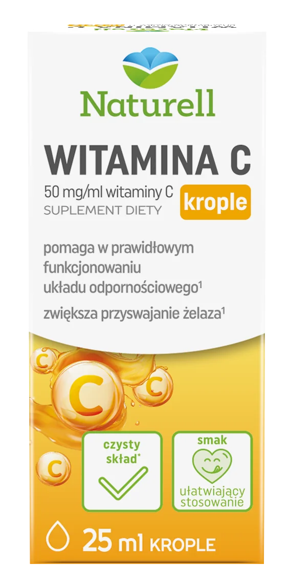 Naturell Witamina C, krople, 25 ml