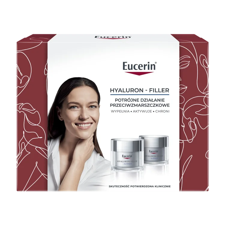 Eucerin Hyaluron-Filler krem na dzień SPF 30, 50 ml + krem na noc, 50 ml 