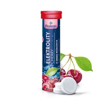 Protego Elektrolity Cherry o smaku wiśniowym, 20 tabletek musujących