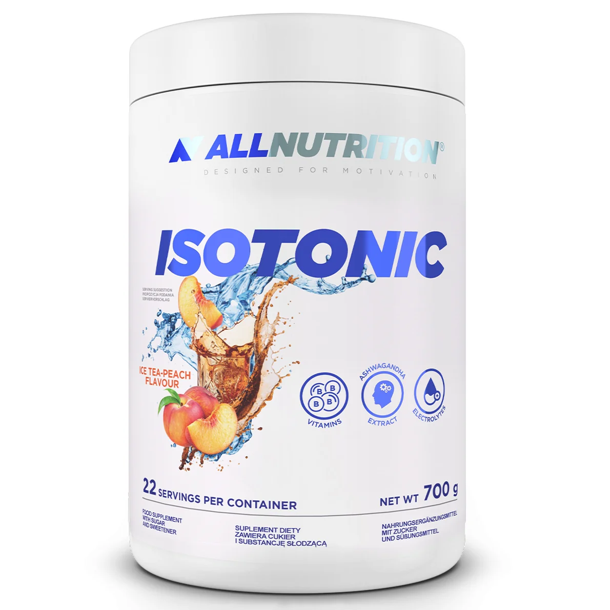 Allnutrition Isotonic Ice Tea Peach, 700 g