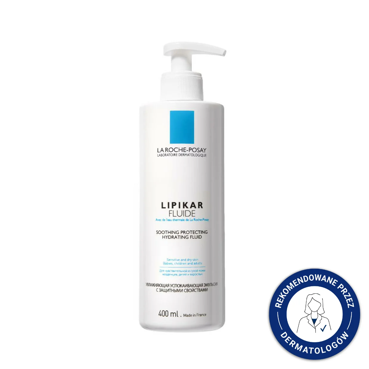 La Roche-Posay Lipikar fluid emulsja nawilżająca, 400 ml