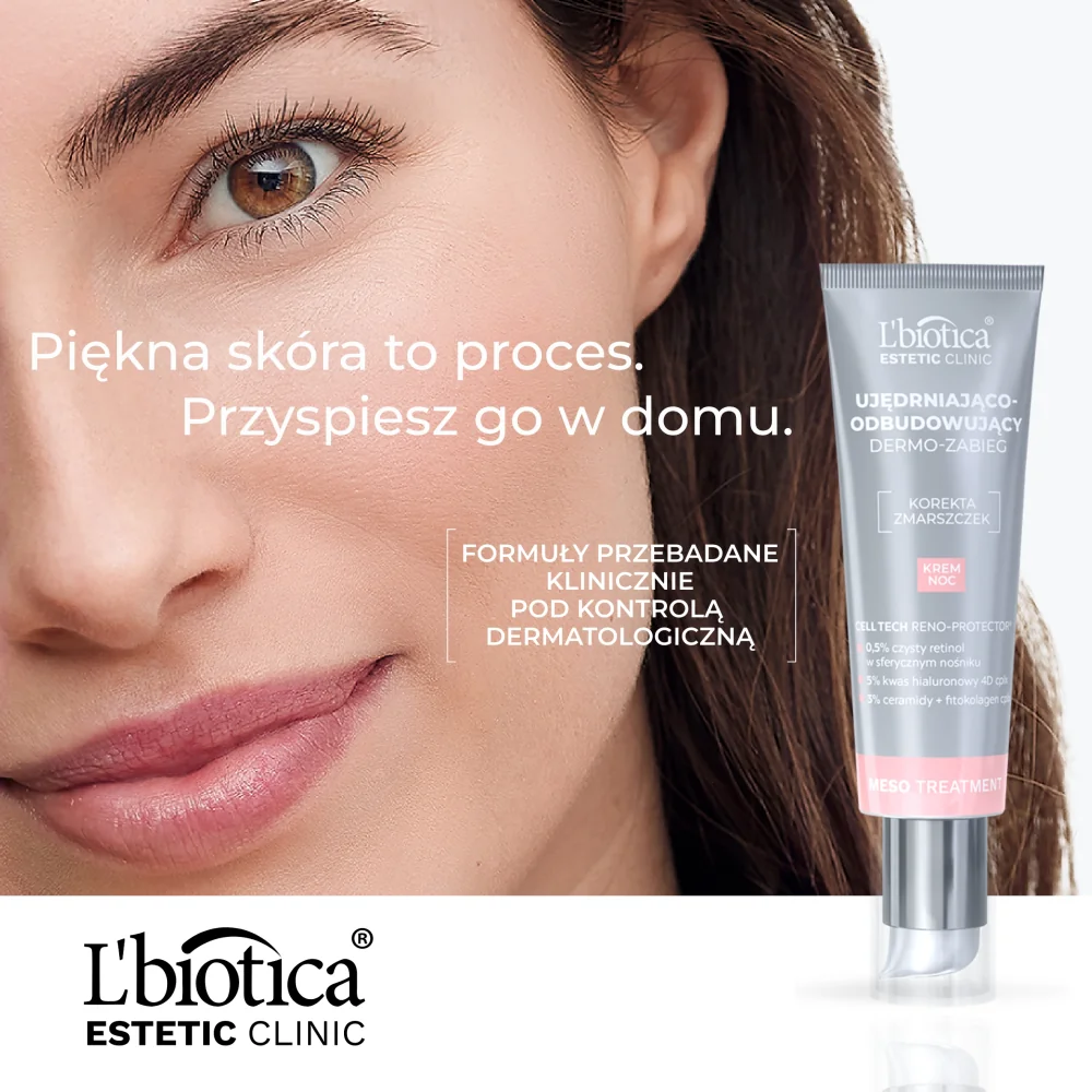 L'biotica Estetic Clinic Meso Treatment ujędrniająco-odbudowujący dermo-zabieg krem noc, 35 ml