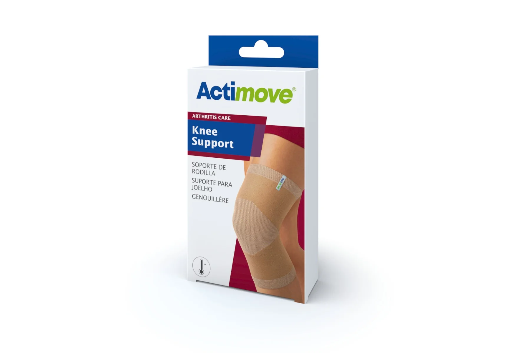 Actimove Arthritis Care, Opaska stawu kolanowego dla osób z zapaleniem stawów, beżowa, S, 1 szt.