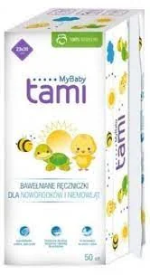 Tami My Baby, ręczniki bawełniane dla noworodków i niemowląt, 50 sztuk