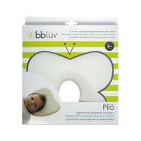 bblüv Pilö ortopedyczna poduszka dla niemowlaka perłowa biel, 1 szt.