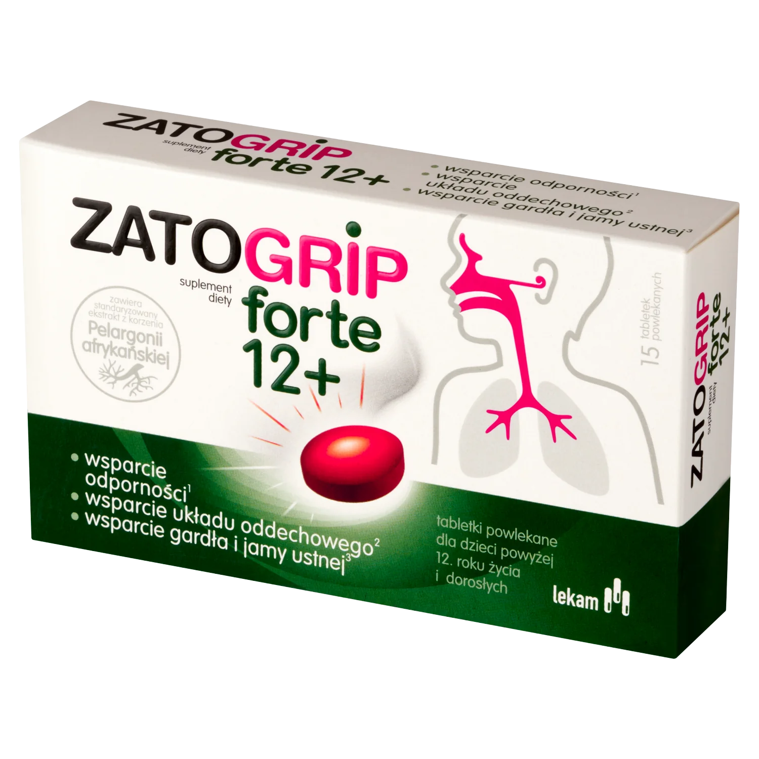 Zatogrip Forte 15 tabletek