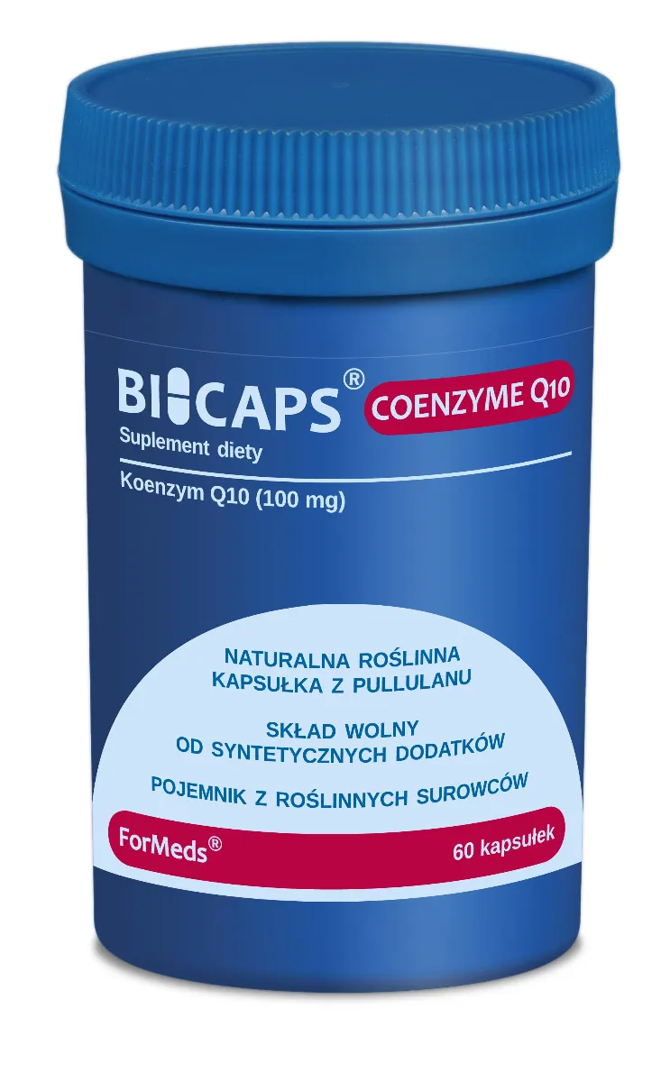 Biocaps Coenzyme Q10, suplement diety,  60 kapsułek