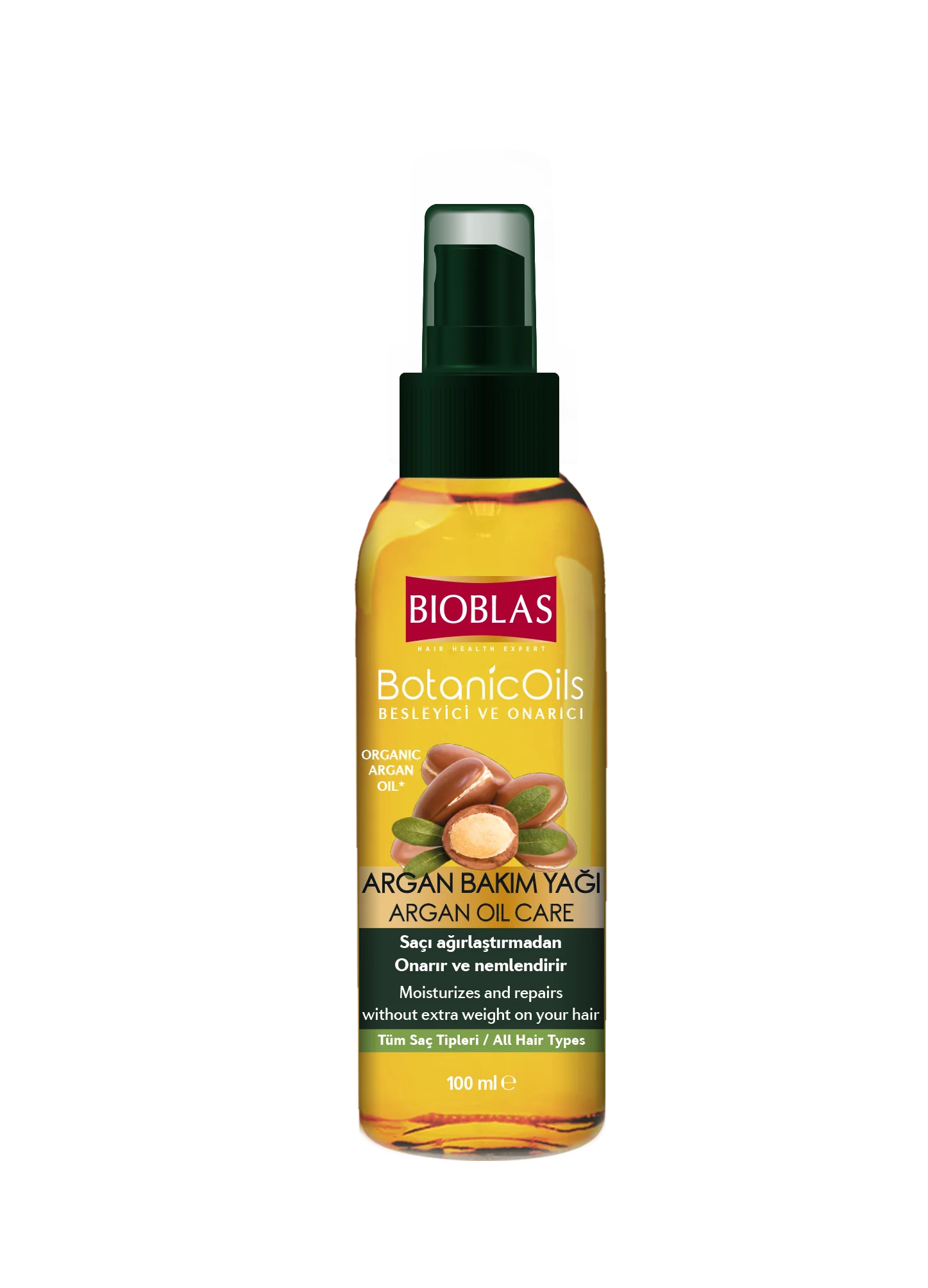 BIOBLAS Botanic Oils, olejek arganowy do włosów, 100 ml