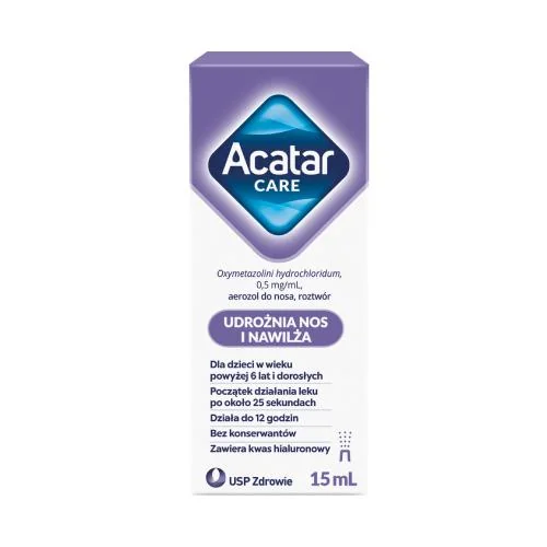 Acatar Care 0,5 mg/ml, aerozol do nosa, roztwór, 15 ml