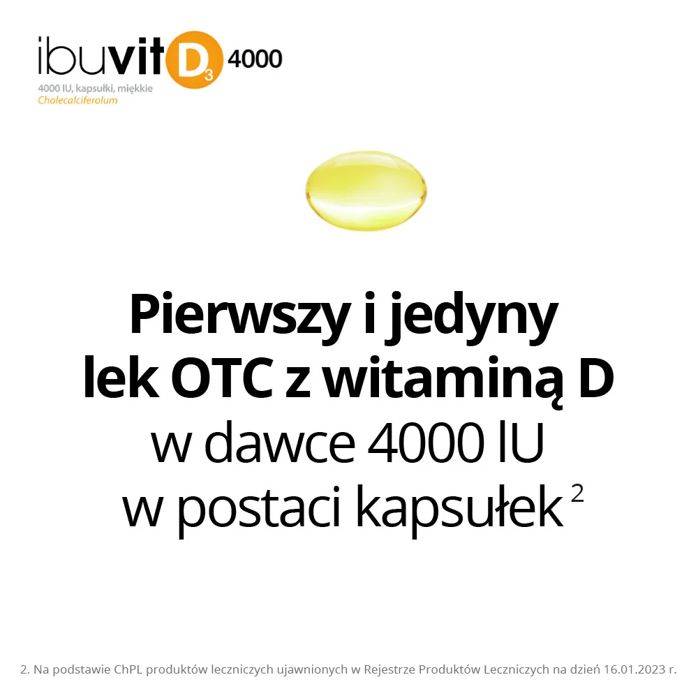 Ibuvit D3 4000 IU 90 kapsułek