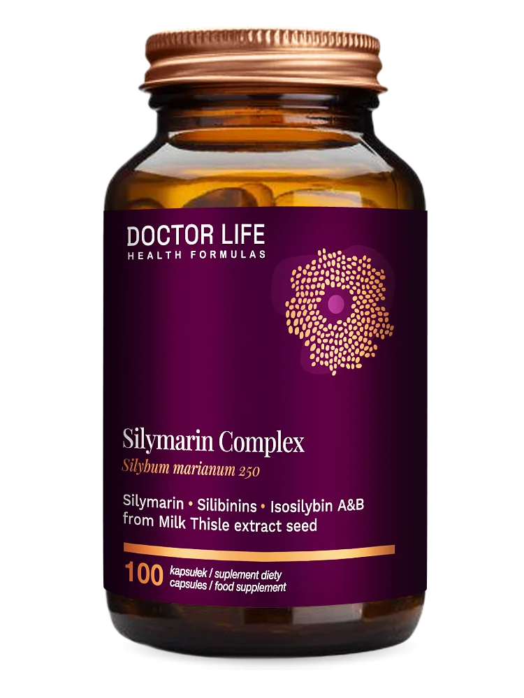 Doctor Life Silymarin Complex Ostropest Sylimaryna 80% 100 kapsułek