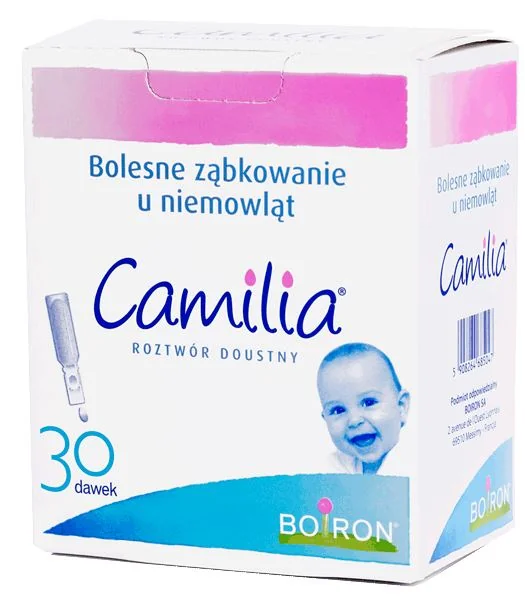 Camilia, roztwór doustny na ząbkowanie, 30 pojemników jednodawkowych po 1 ml