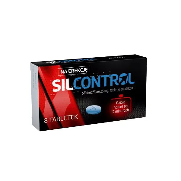 Silcontrol, 25 mg, 8 tabletek