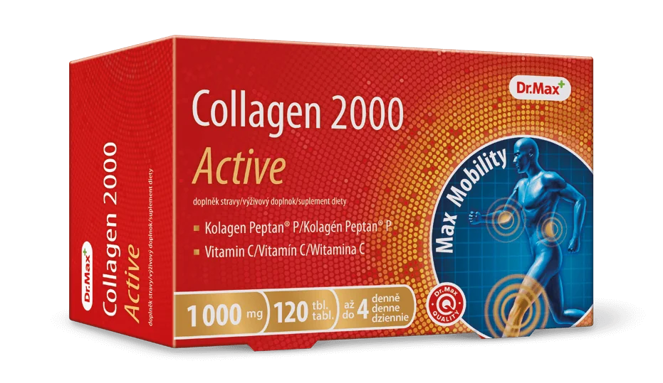 Collagen 2000 Active Dr. Max, suplement diety, 120 tabletek