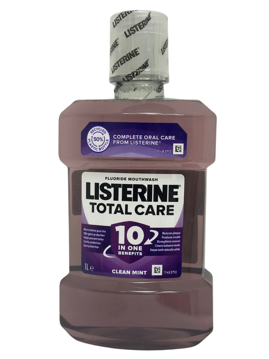 Listerine Total Care, płyn do płukania jamy ustnej, 1000 ml