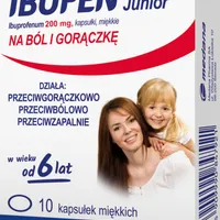 Ibufen Junior, 200 mg, 10 kapsułek miękkich
