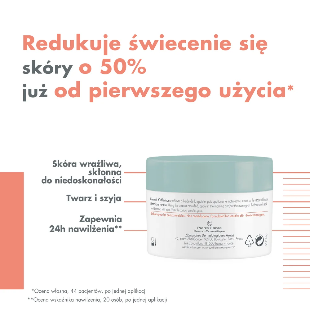 Avène Cleanance Aqua-Gel Matifiant żel matujący, 50 ml 