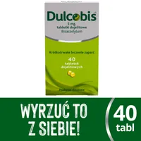 Dulcobis 5 mg, 40 tabletek dojelitowych