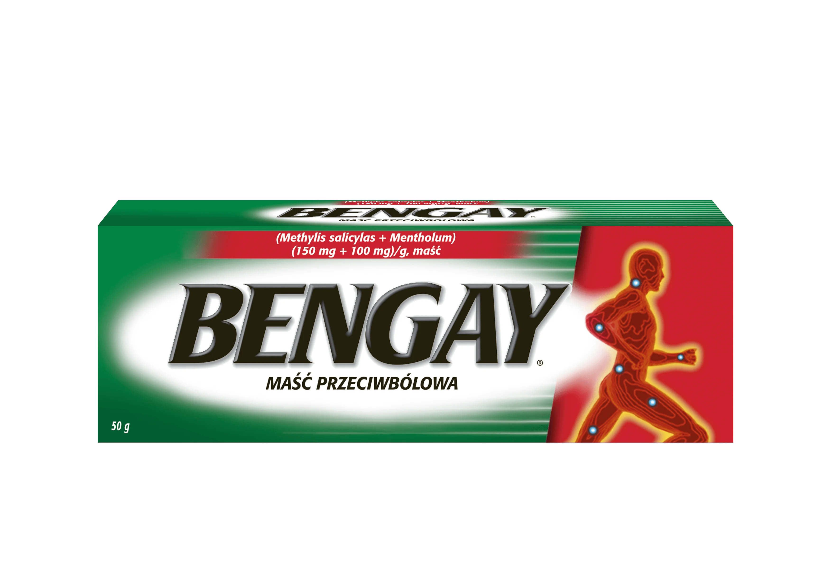 Bengay Maść Przeciwbólowa, (150 mg + 100 mg)/g, maść, 50 g