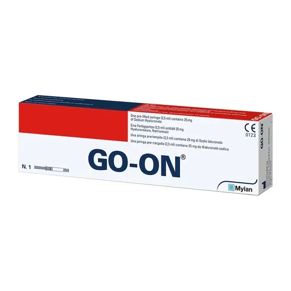 Go-On 10mg/ml, roztwór do wstrzykiwań, 1 ampułko-strzykawka, 2,5 ml