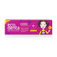 Ecodenta Kids pasta do zębów dla dzieci 3+ o smaku malinowym, 75 ml