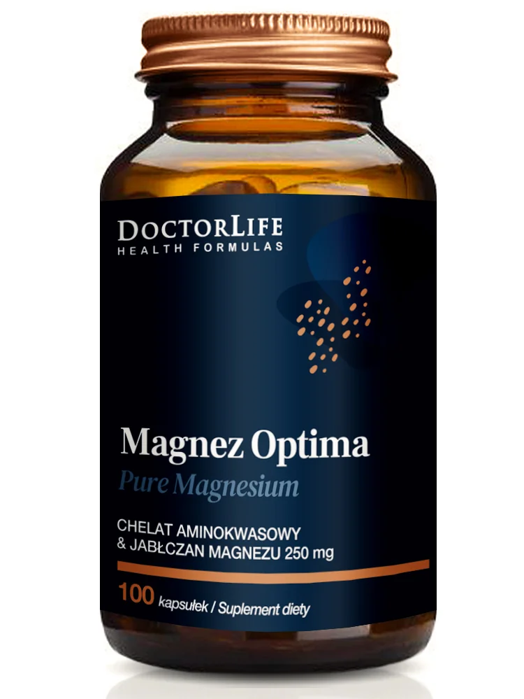 Doctor Life Magnez Optima, suplement diety, 100 kapsułek