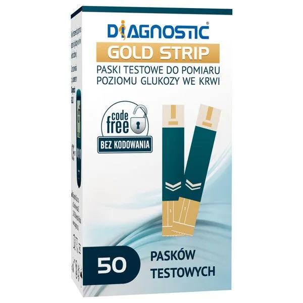 Test Diagnostic gold strip test paskowy  50