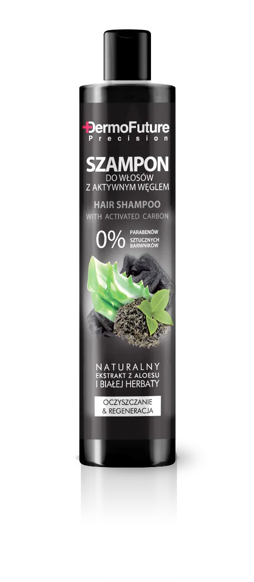 DermoFuture Szampon do włosów z aktywnym węglem, 250 ml