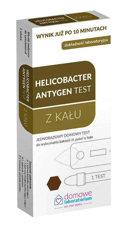 Zdrowy żołądek Helicobacter Antygen test, test domowego użytku, 1 test