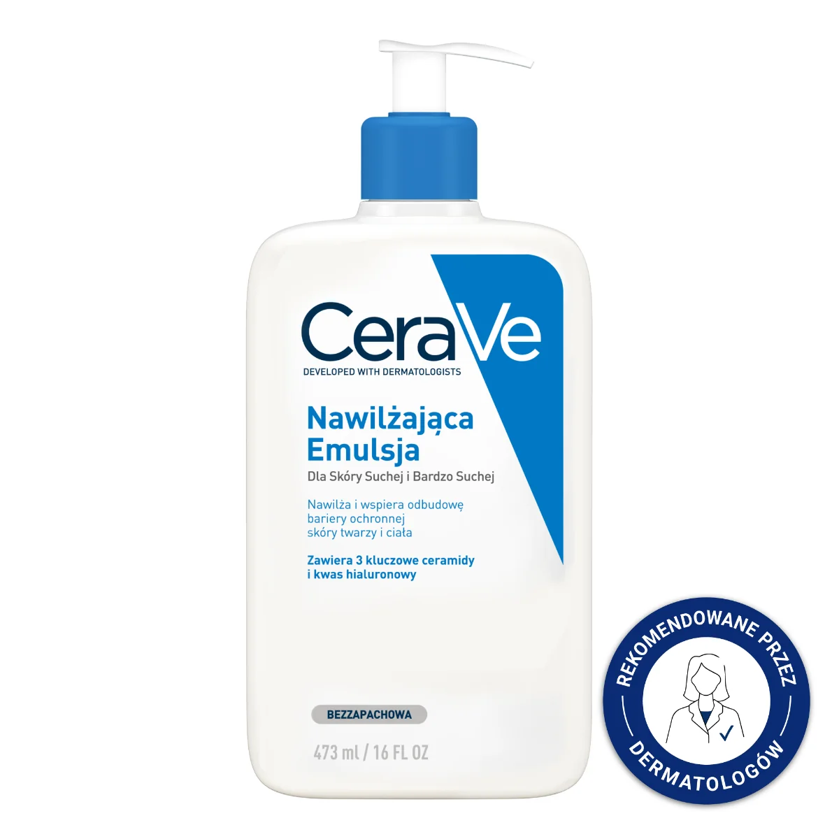 CeraVe Emulsja nawilżająca do twarzy i ciała, 473 ml