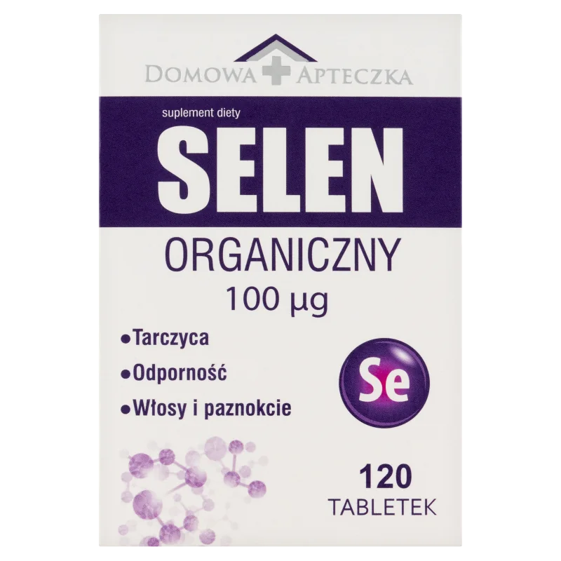 Domowa Apteczka Selen Organiczny, suplement diety, 120 tabletek