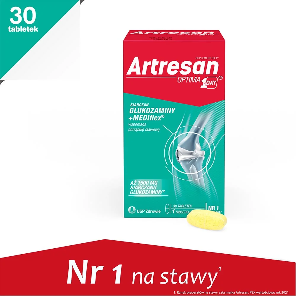 Artresan Optima 1 a Day, 30 tabletek