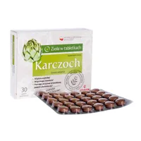 Karczoch ( cynara scolymus ) w tabletkach, suplement diety, 30 tabletek powlekanych