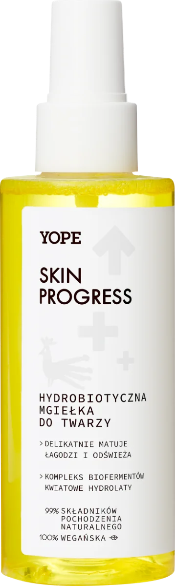 YOPE Skin Progress, mgiełka do twarzy hydrobiotyczna, 150 ml