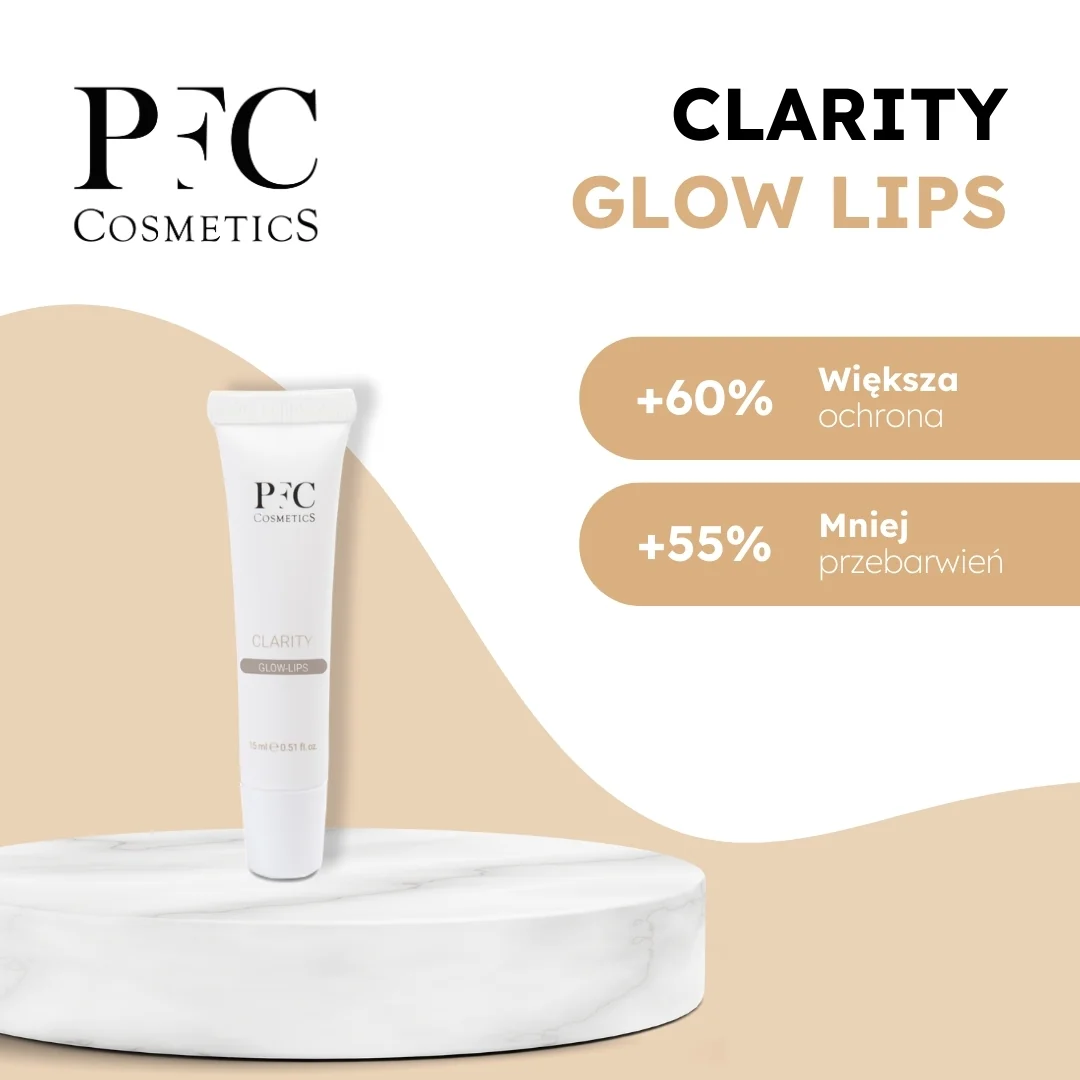 PFC Clarity Glow Lips balsam do ust, 15 ml