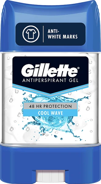 Gillette Cool Wave, antyperspirant w żelu dla mężczyzn, 70 ml