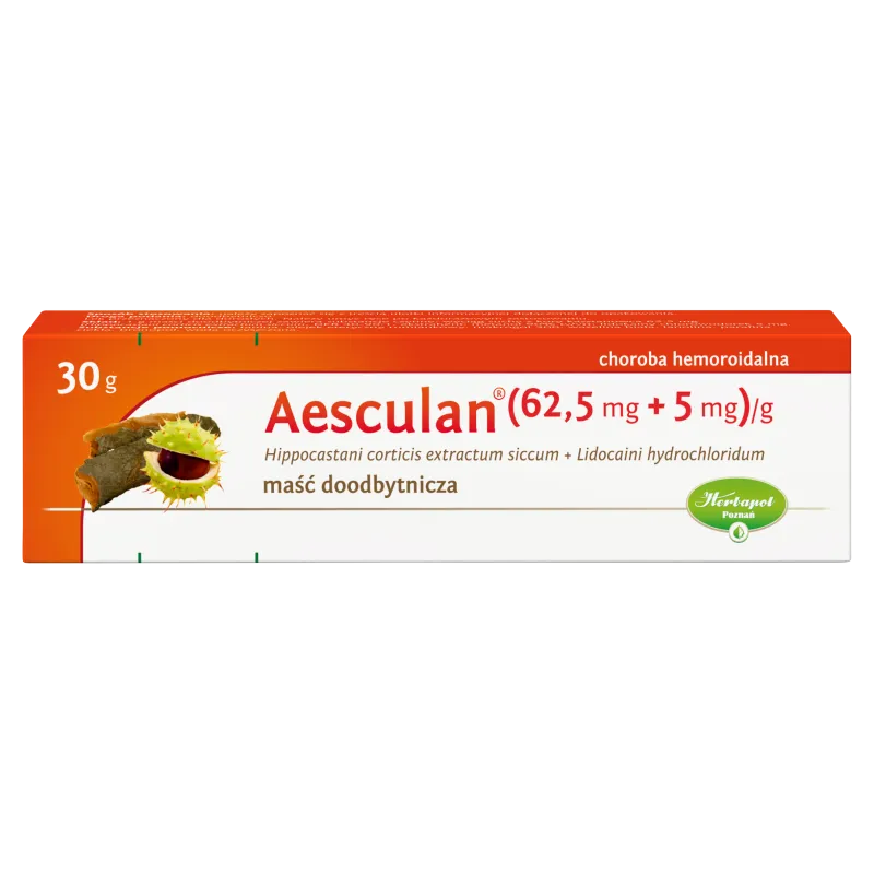 Aesculan, maść doodbytnicza, 30 g