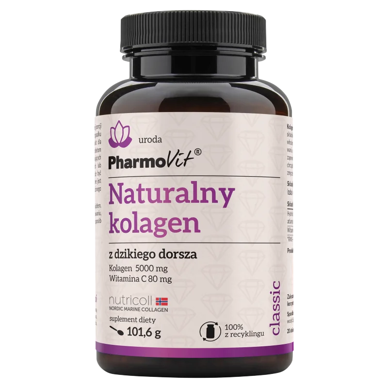 Naturalny Kolagen z dzikiego dorsza Pharmovit, suplement diety, 100g