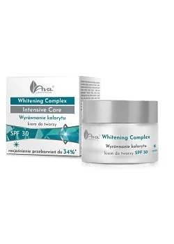 Ava Whitening Complex Intensive Care, Wyrównanie kolorytu, krem do twarzy na dzień, SPF 30, 50 ml