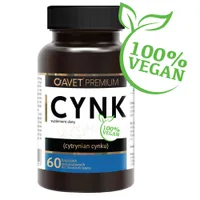 Avet Premium Cynk, suplement diety, 60 kapsułek