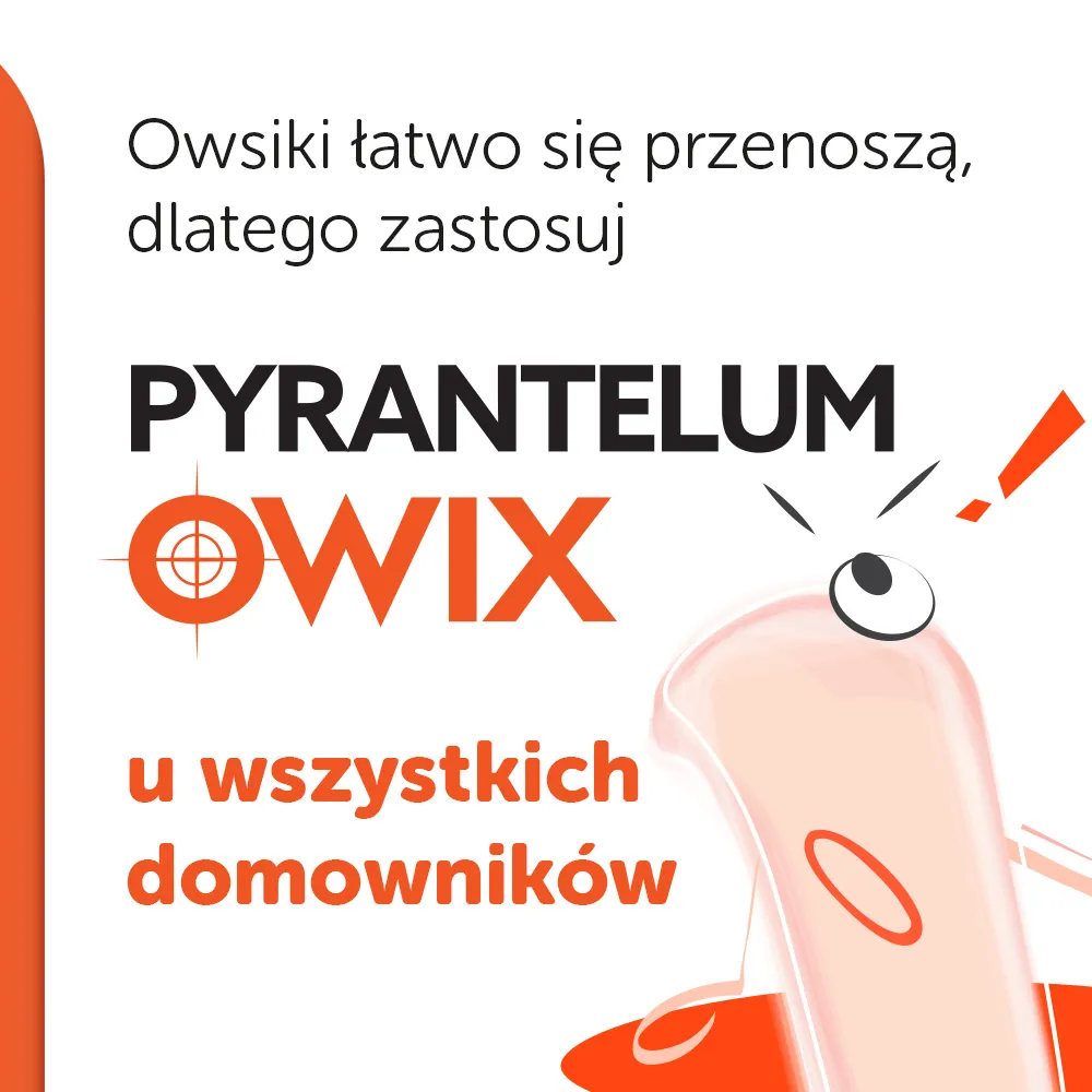 Pyrantelum Owix 250 mg, 3 tabletki 