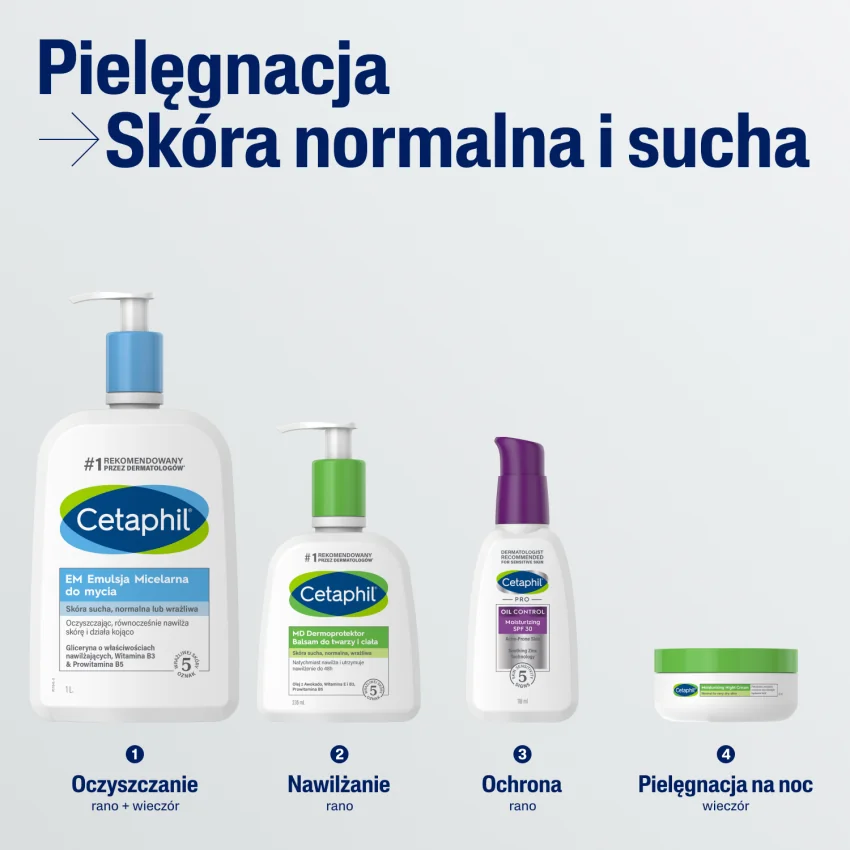 Cetaphil EM Emulsja micelarna do mycia, 1000 ml