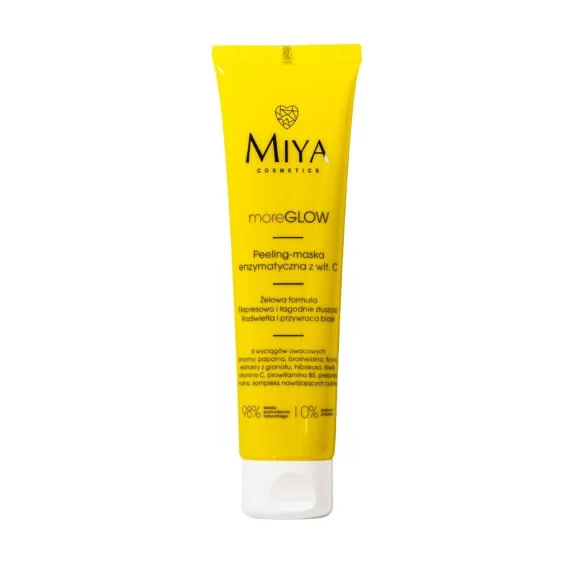 Miya Cosmetics moreGLOW, peeling-maska enzymatyczna z witaminą C, 60 ml