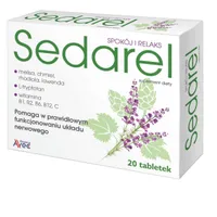Sedarel, suplement diety, 20 tabletek