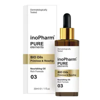 inoPharm Pure Elements Bio Oils Wiesiołek & Dzika róża serum do twarzy, 30 ml