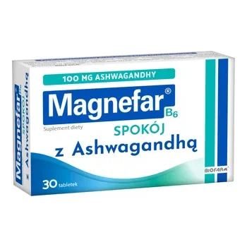 Magnefar B6 spokój, 30 tabletek powlekanych