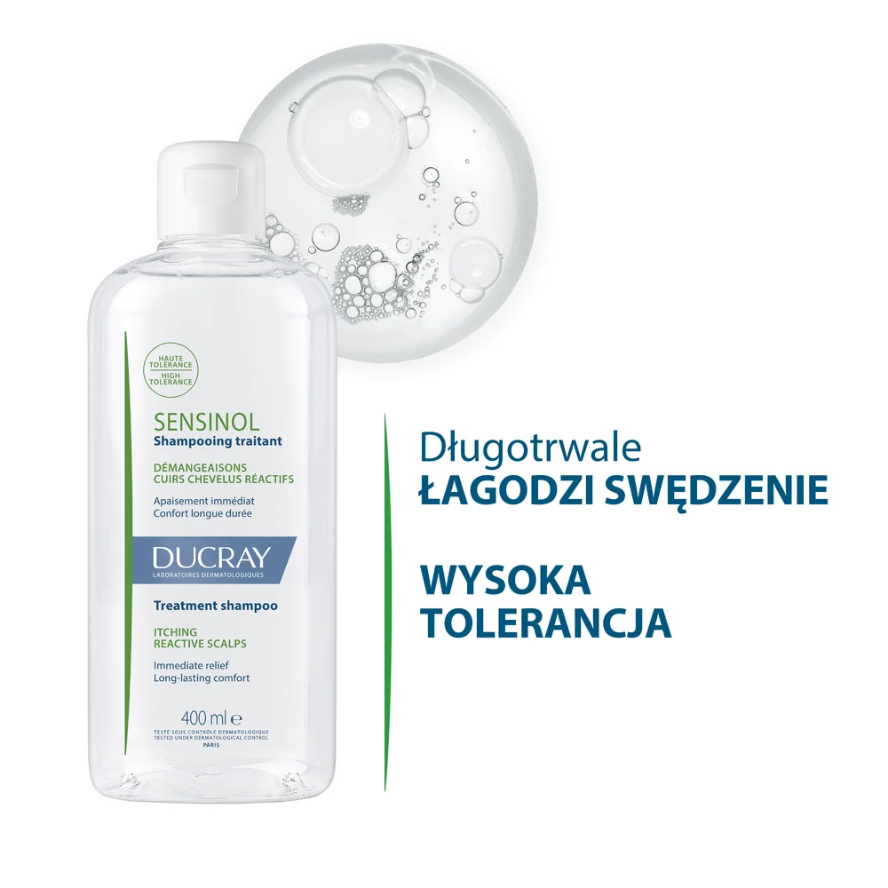 Ducray Sensinol Treatment szampon do włosów, 400 ml