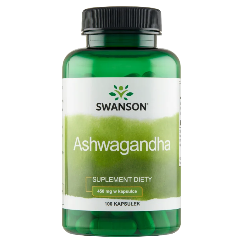 Swanson Ashwagandha, suplement diety, 100 kapsułek